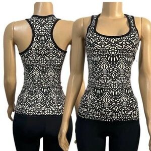 Floral-Pattern Racerback Tank Top - Women